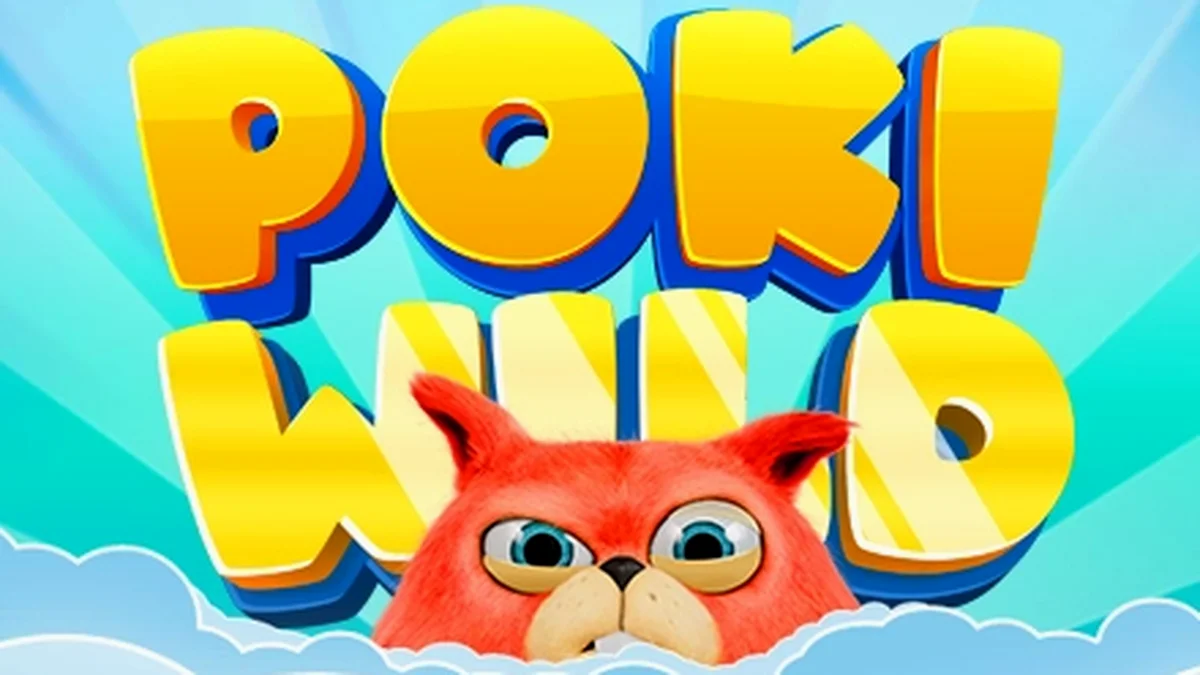 Giao diện trò chơi slot Poki Wild với các biểu tượng rực rỡ